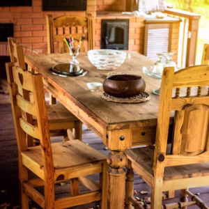 Mesa de comedor artesanal
